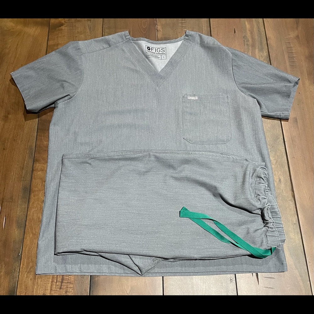 Figs Men’s Scrubs - Heather Gray “The Essentials Kit”